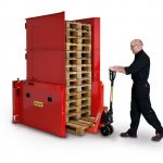 Sistem automat de stivuire a paletilor PALOMAT