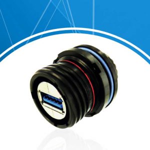 Priza USB3F cu montare pe panou