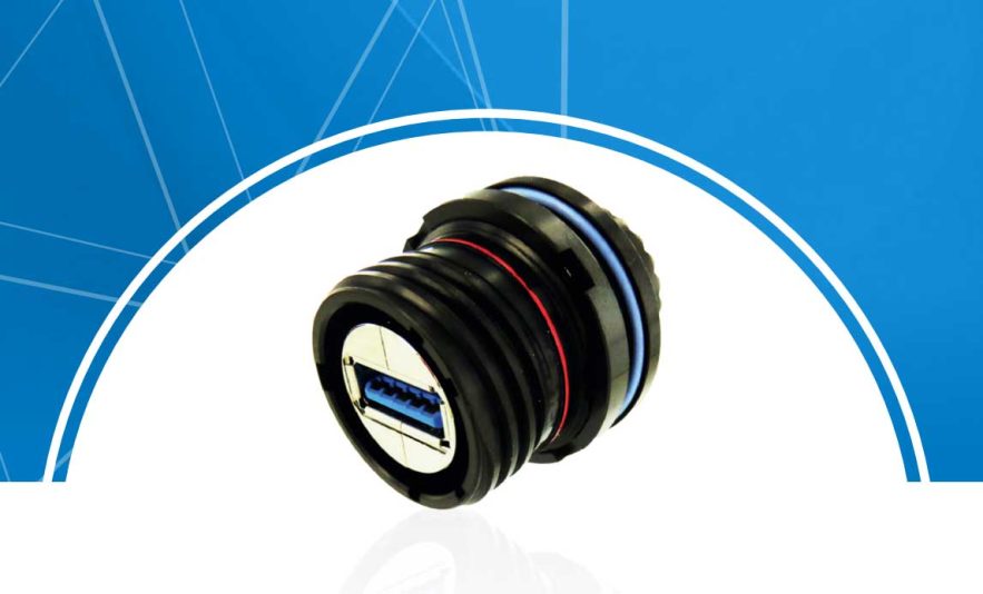 Priza USB3F cu montare pe panou