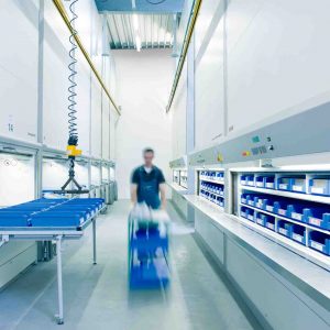 Sistem de depozitare automat HÄNEL ROTOMAT, pentru aplicatii industriale